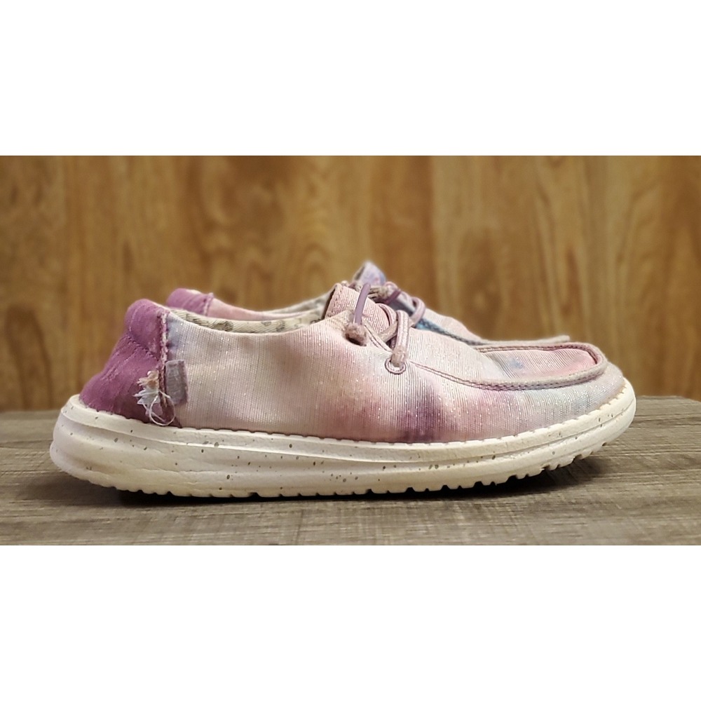 Hey Dude Wendy Dreamer Unicorn Tie‎ Dye Shoes Youth Size 3